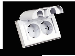 Ổ cắm âm tường Hàn Quốc, chân tiếp địa